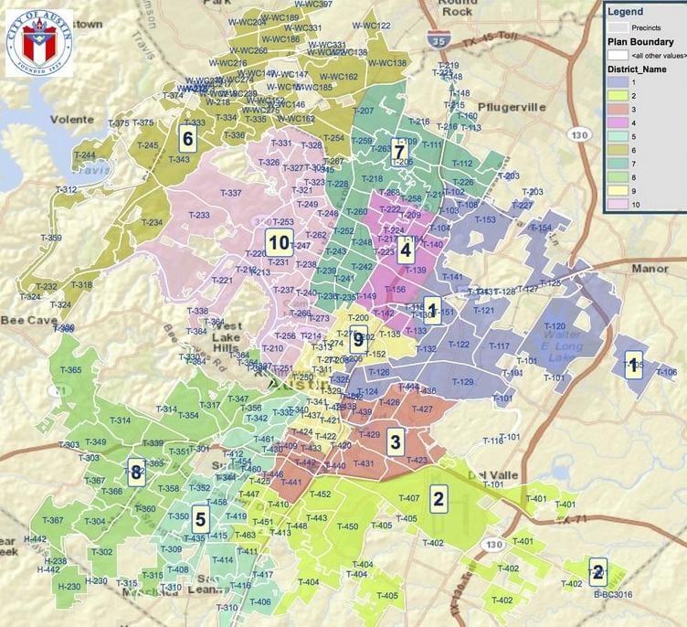 Austin Tx zoning map