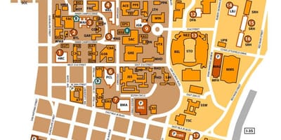 Ut 지도 Austin